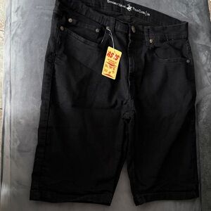 Beverly Hills Polo Club Black Jean Shorts